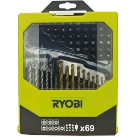 RYOBI Coffret 69 accessoires mixtes pour perçage et vissage RAK69MIX (1/6)