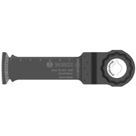 Bosch – Lame plongeante BIM 80 x 32 mm – Pour coupes précises dans bois et métal – Fixation StarlockMax – Haute résistance à l'usure - 2608662571
