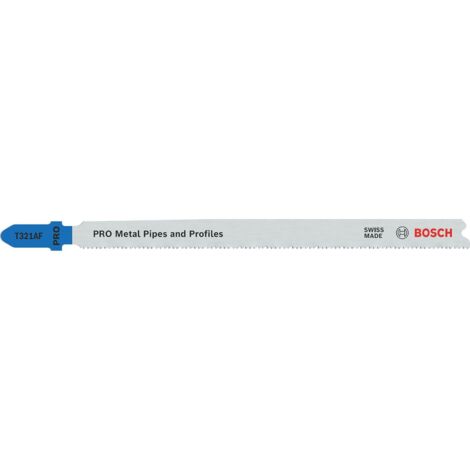 Lame de scie sauteuse PRO Metal Pipes and Profiles T321AF Bosch 132 mm 2 pièces - 2608655097 (1/4)