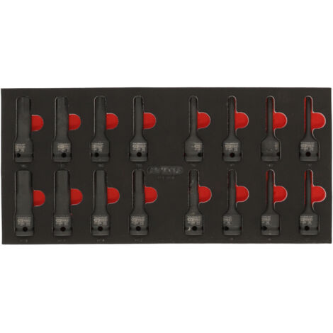 KS Tools - Module de douilles à chocs 1/2'', 16 pièces - 713.1016