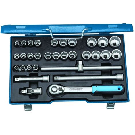 Jeu de cle a douille GEDORE 31 pieces, 1/2" (1/5)