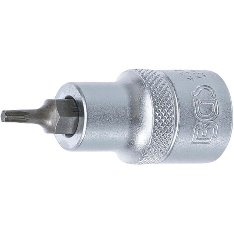 BGS Embout de tournevis à emmanchement carré 12,5 mm (1/2") profil T (pour Torx) T15 - 4368 (1/2)