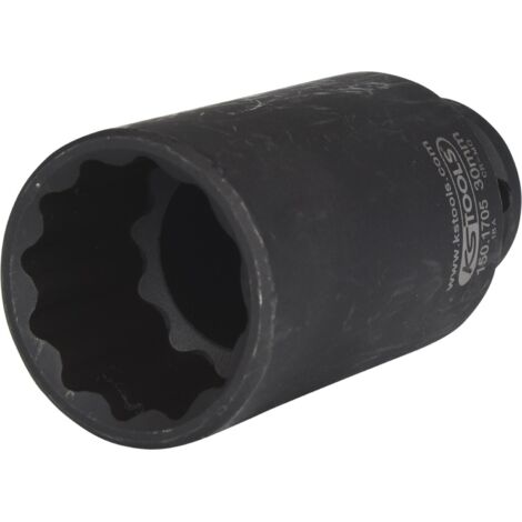 Kstools – Douille à choc spéciale cardans 1/2' – Longueur 85 mm – Diamètre 42 mm – Acier chrome-molybdène – Pour dévissage écrous transmission