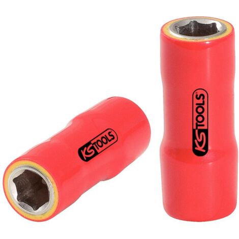 KS TOOLS Douille 1/4' avec revêtement isolant, 13 mm ( 117.1413 ) (1/2)