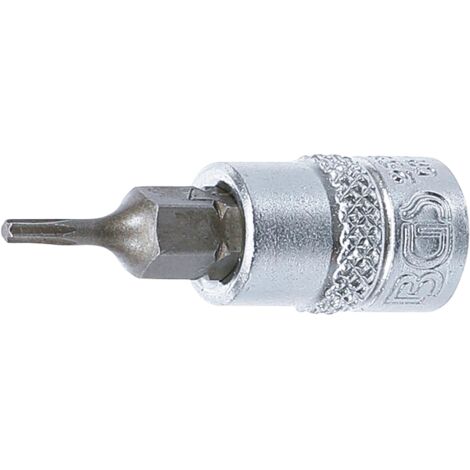 BGS Embout de tournevis à emmanchement carré 6,3 mm (1/4") profil T (pour Torx) T7 - 2557 (1/2)