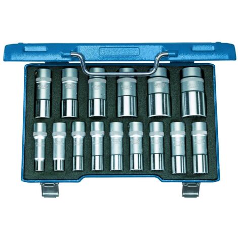 Gedore Jeu de clés à douille métrique 1/2" (12.5 mm) 15 pièces 2190214 S918331 (1/5)
