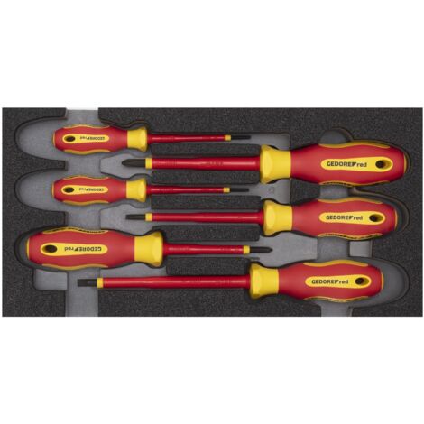 GEDORE RED 3301715 - VDE-Screwdr.set 2/6 CT-Module 6 pcs. , R22150016 (1/4)
