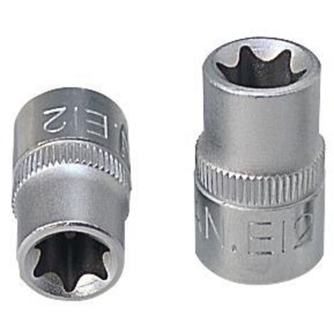 3/8" Douilles Torx E, E8 (1/2)