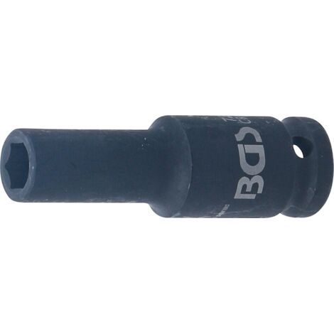 Douille à choc bgs technic acier chrome molybdène 10 mm 78 mm (1/4)