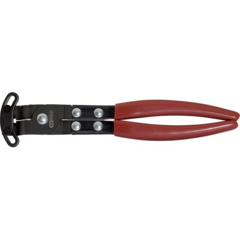 Kstools – Pince à colliers 240 mm en acier chrome vanadium – Poignée isolée pour prise confortable – Serrage efficace de colliers
