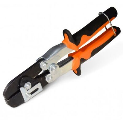 Pince à sertir pour gouttière – Fixation rapide pour aluminium et zinc – Profondeur 5 à 20 mm – Longueur 310 mm – Tôle 0,75 mm (1/6)