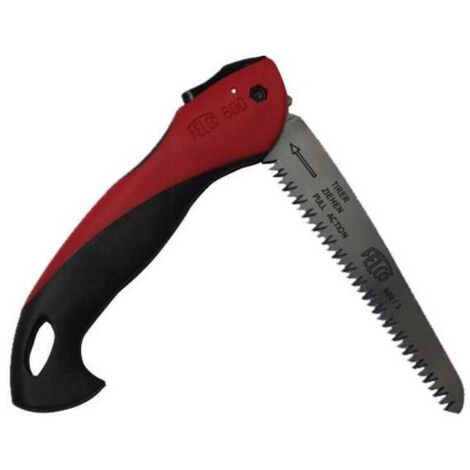 Scie à main pour bois dur 160 mm – Lame en acier inoxydable trempé – Poignée ergonomique antidérapante – Coupe nette et précise – Felco (1/10)
