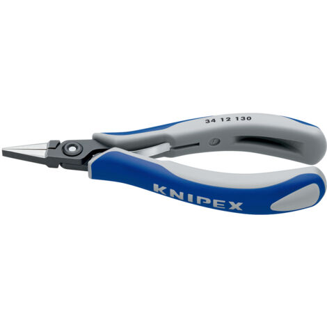 KNIPEX 34 12 130 Pince de préhension de précision pour l’électronique avec poignées multimatières brunie 130 mm