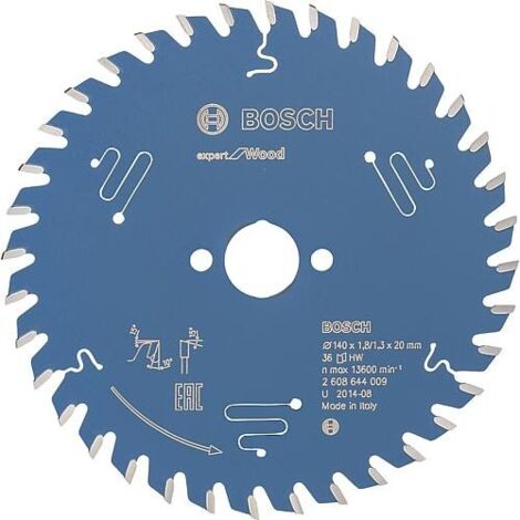 Lame de scie circulaire Bosch Expert Wood 2608644009 140x1,3x20 36Z