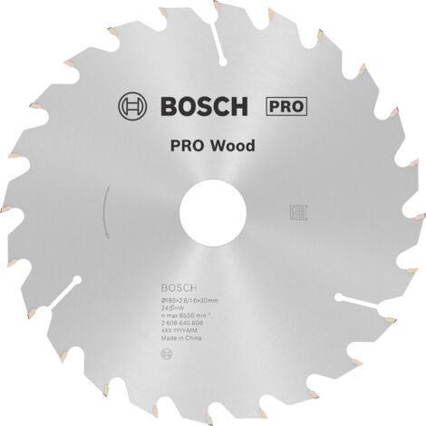 Lame de scie circulaire Bosch PRO Wood 180 x 2,6 x 30 mm - 2608640608 (1/10)