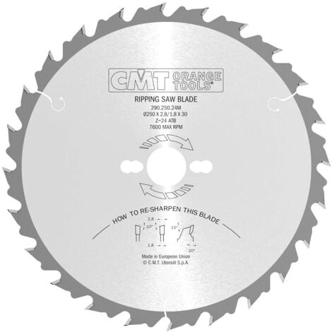 290.250.24M LAME POUR PORTABLES 250X2.8X30 Z24 10ATB