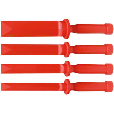 Jeu de burins plats PVC souple, 4 pcs, 19-38mm (1/6)