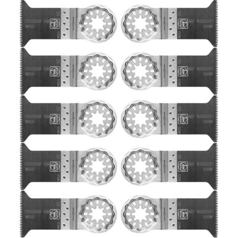 Fein 10x Lame de scie E-Cut Precision BIM Starlock 50 mm - 63502232240 (1/2)