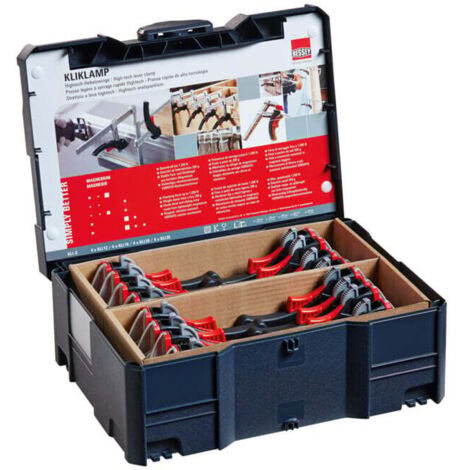 Bessey – Serre-joint léger à serrage rapide – Capacité de serrage 100mm – Magnésium stable pour montage précis – KLIS