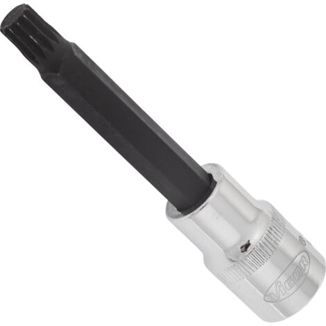 Douille mâle ∙ V2113 ∙ Carré creux 1/2 pouce (12,5 mm) ∙ Profil denture multiple intérieur XZN ∙ Taille M9 (1/3)