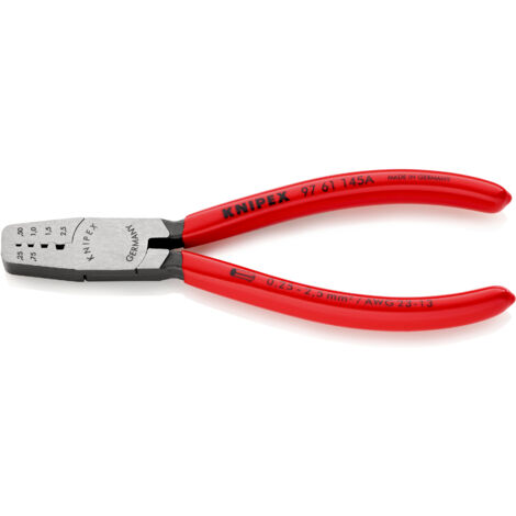 KNIPEX 97 61 145 A SB Pince à sertir pour embouts de câble gainées en plastique 145 mm (1/3)