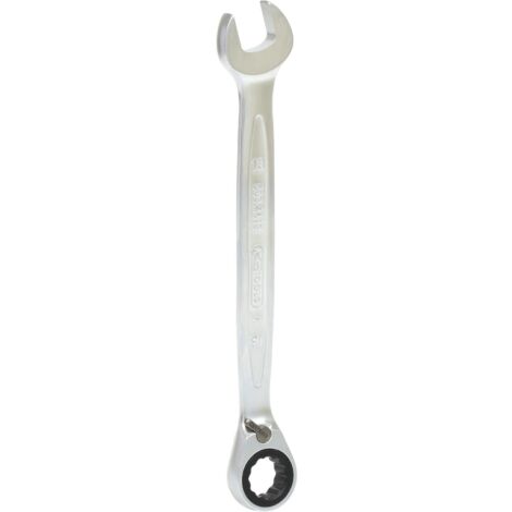 Kstools – Clé mixte à cliquet réversible 13mm – Acier chrome vanadium – FlankTraction pour espaces confinés – 72 dents pour couple 138Nm
