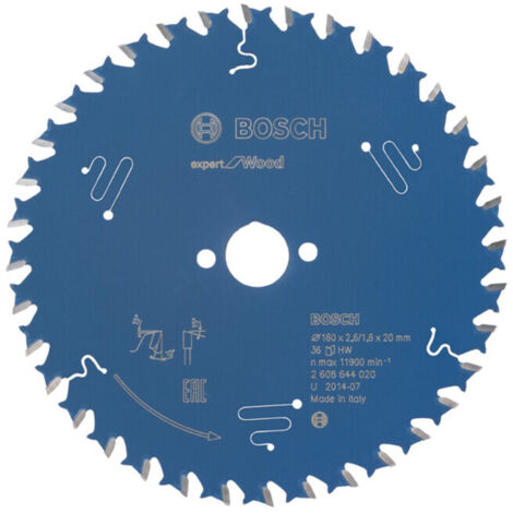 Lame de scie circulaire Bosch Expert Wood 2608644020 160x2,6x20 36Z