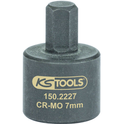 KS Tools - Douille tournevis 6 pans pour étrier de frein, 7 mm - 150.2227 (1/2)