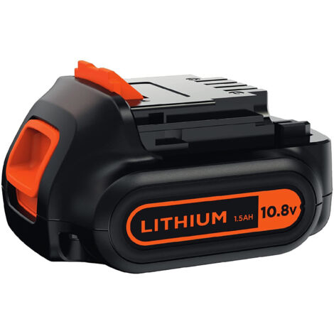 Black&Decker – Batterie Lithium-ion 10,8 V 1,5 Ah – Compatible perceuses-visseuses – Performance fiable pour projets de bricolage - BL1512-XJ (1/4)