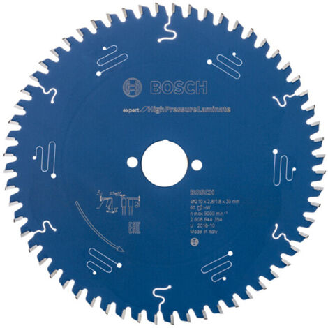 Lame de scie circulaire Bosch Expert pour stratifié haute pression 210 x 30 x 2,8 mm 60 (1/5)