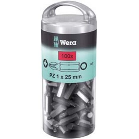 Embout 1/4" DIN3126 E6,3 PZ1 x 25 mm paquet de 100pcs