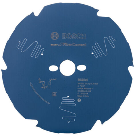 Lame de scie circulaire Expert 250x30x2.4/1.8x6T Bosch