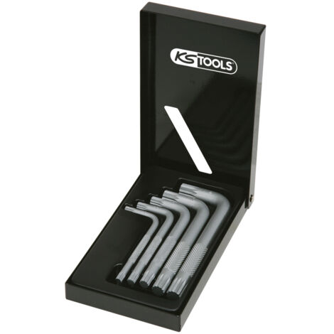 KS Tools - Jeu de 5 clés mâles XZN® courtes, M5 à M12 - 151.4100