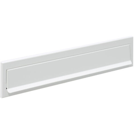 Arregui – Entrée de boîte aux lettres en acier galvanisé – Installation murale ou portail – Dimensions 34,4 x 7,3 cm – Résistante aux intempéries
