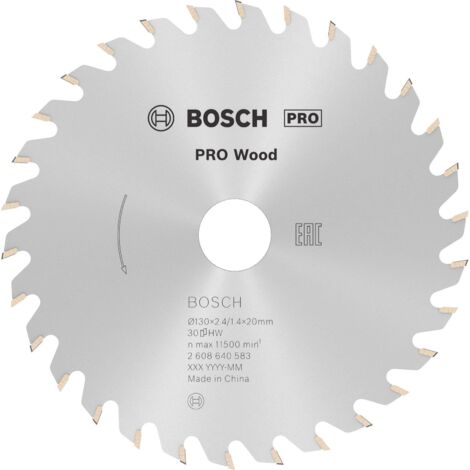 Lame de scie circulaire Bosch PRO Wood 130 x 2,4 x 20 mm - 2608640583 (1/6)