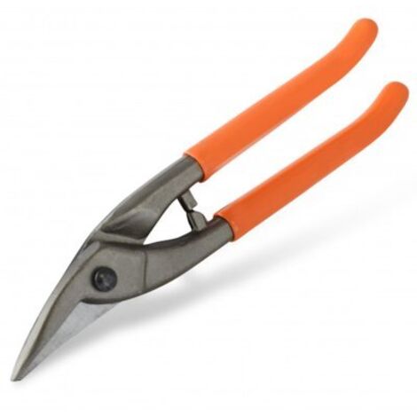 Edma – Cisaille à tôle 250 mm – Lame de 43 mm pour coupe zinc 1,5 mm et inox 1 mm – Ressort de rappel et poignées isolantes (1/6)