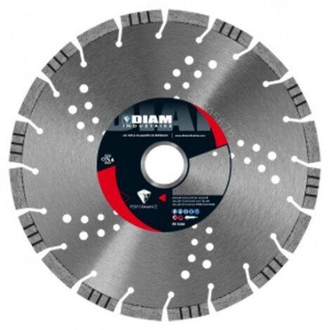 Disque Diamond Disque diamant DIAM INDUSTRIE FX - Béton - universel matériaux - 125x22 ...