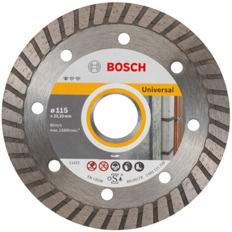 Disque à tronçonner diamanté Standard for Universal Turbo 115 x 22,23 x 2 x 10 mm 10 pièces