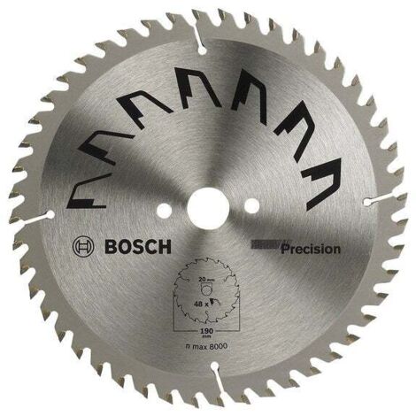 Bosch – Lame coupe fine 190mm 48 dents – Pour finitions bois dur – Coupe franche précise – Accessoire scie circulaire