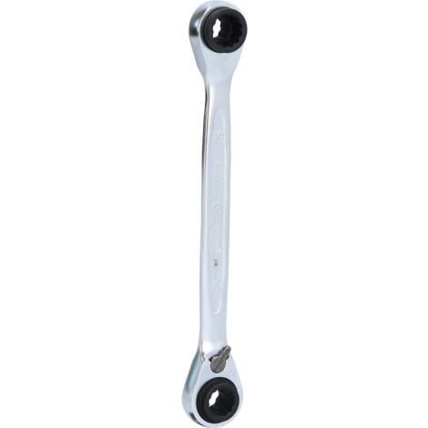 Kstools – Clé polygonale à cliquet 4 en 1 – 72 dents – 8x9x10x11mm – Acier chrome vanadium – Mécanisme réversible pour espaces restreints