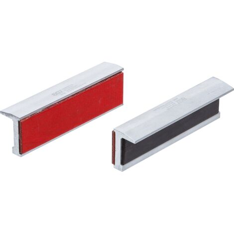 MORS DE PROTECTION POUR ÉTAU ALUMINIUM LARGEUR 100 MM 2 PIÈCES BGS 6798 (1/3)