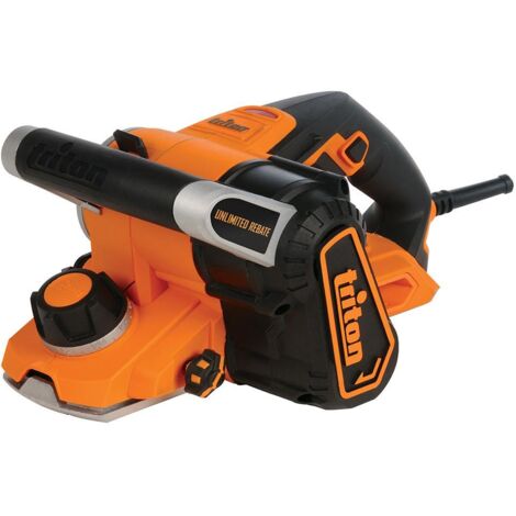 Triton – Rabot électrique 750W TRPUL – Largeur 82 mm – Profondeur 3 mm – Vitesse 46 500 coupes/min – Pour bois dur (1/10)