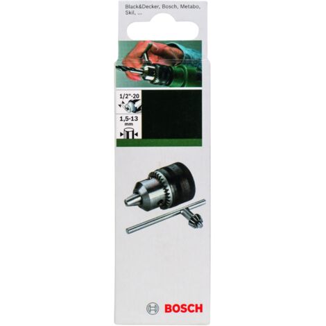Bosch – Mandrin de perceuse à couronne 13 mm Ø 15 – Pour perçage précis dans bois dur – Compatible EasyImpact 12, PSB 10.8 LI-2, PBH 2800 RE