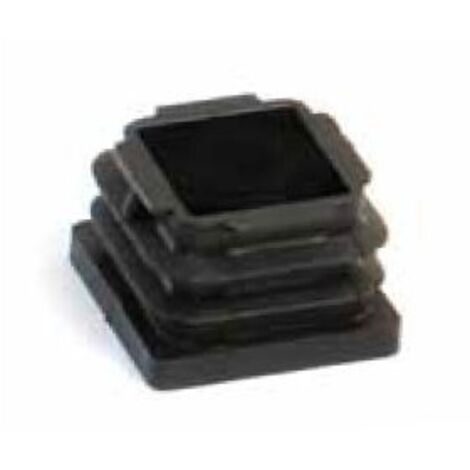 Embout noir entrant pour tube carré T20X20 – Matériau durable pour finition soignée – 37320 – AVL