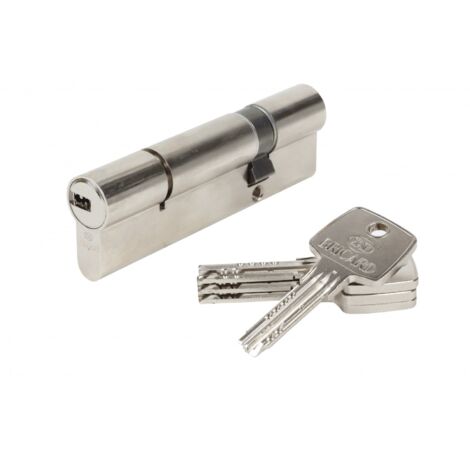Bricard – Cylindre de serrure débrayable 30 + 70 mm – 10 goupilles – Antiperçage et anticrochetage – 4 clés fournies (1/4)