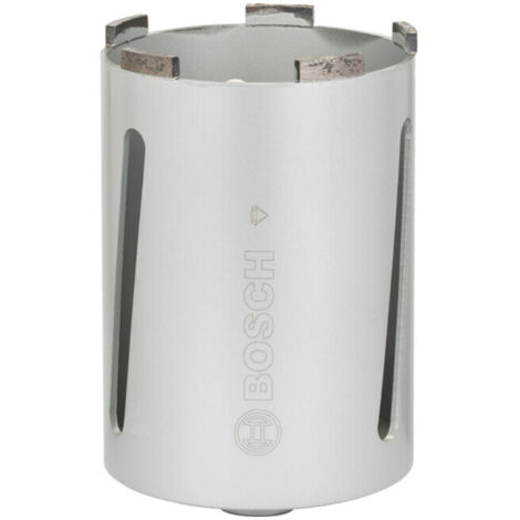Bosch – Couronne de forage diamantée G 1/2' 107 mm – Longueur 150 mm – 6 segments pour maçonnerie – Soudure laser pour durabilité