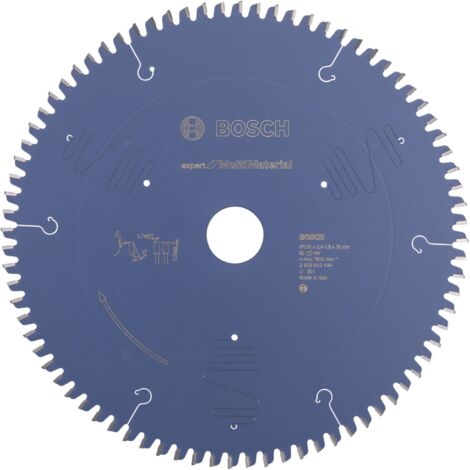 Lame de scie circulaire 250x30x2,4mm 80 dents - BOSCH - 2608642494 (1/7)