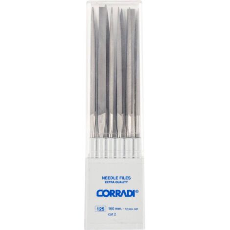 PFERD 12325164 SET de limes à aiguille CORRADI Swiss Hieb 2 dans une boîte en plastique Longueur 160 mm 1 pc(s) C618981