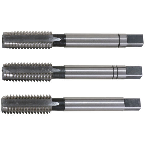 KS Tools - Jeu de 3 tarauds à main HSS, M3 - 331.0030