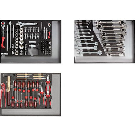 Kit outils GEDORE red 129 pcs dans module en mousse (1/5)